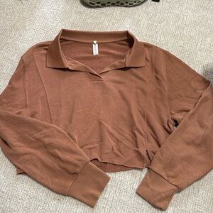 Collared, cropped top